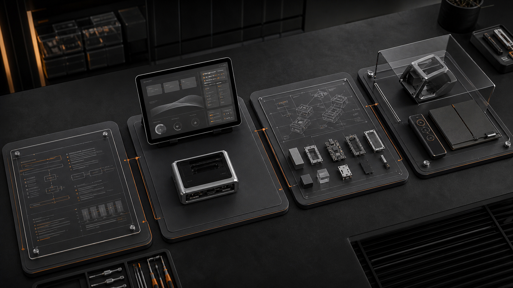 Evidence table showing the artifacts that make an AI project portfolio reviewable.
